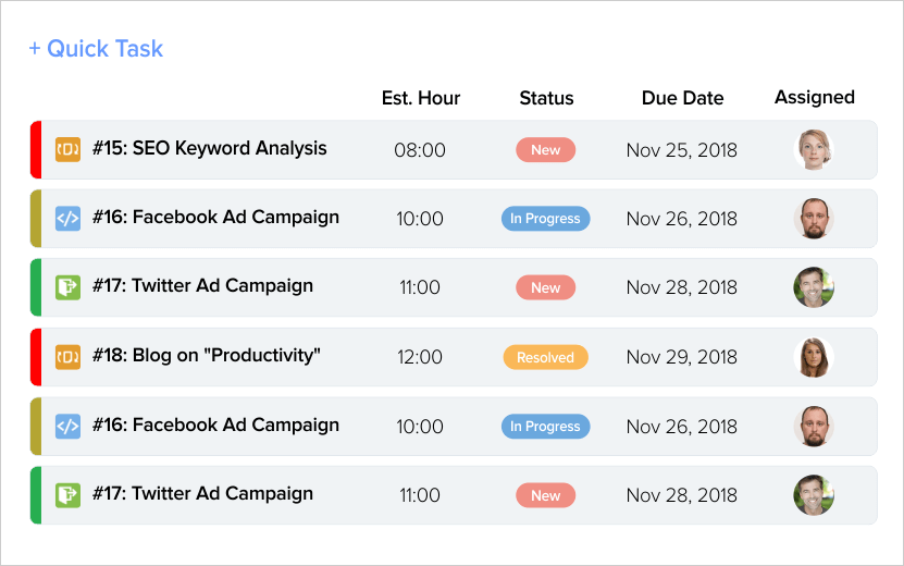 Manage Tasks at One Place Manage Tasks at One Place